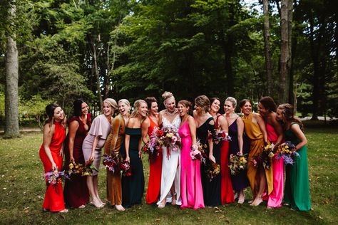 Jewel Colour Bridesmaid Dresses, Multicolored Bridesmaids Dresses Spring, Bridesmaid Dresses Jewel Tones, Multi Color Bridesmaid Dresses, Eclectic Bridesmaid Dresses, Multicolor Bridesmaid Dresses, Multi Colored Bridesmaid Dresses, Multicolored Bridesmaids Dresses, Bright Bridesmaids