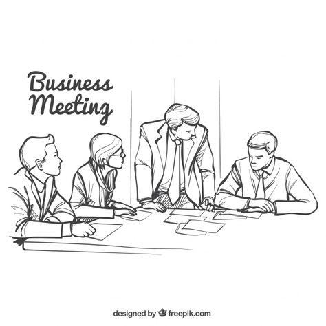 Business meeting sketches Free Vector Top Perspective, Advertising Campaign Design, Business Consulting Services, Edit Pictures, Sketch Free, Abstract Sketches, Campaign Design, New Scientist, Investor Relations