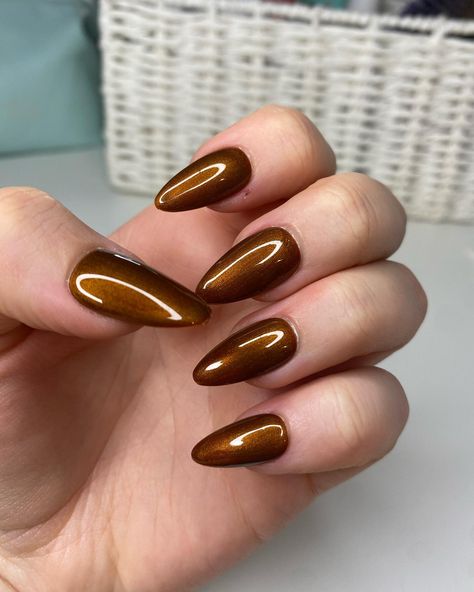 Part of my Autumn collection, a beautiful bronze shade. Perfect to add a bit of warmth into these chilly days we have ahead. #autumn #nails #autumnails #bronze #bronzenails Bronze Nails, Latest Nail Designs, Nail Style, Autumn Collection, Autumn Nails, Nail Glue, Simple Elegance, Nail File, Glue On Nails