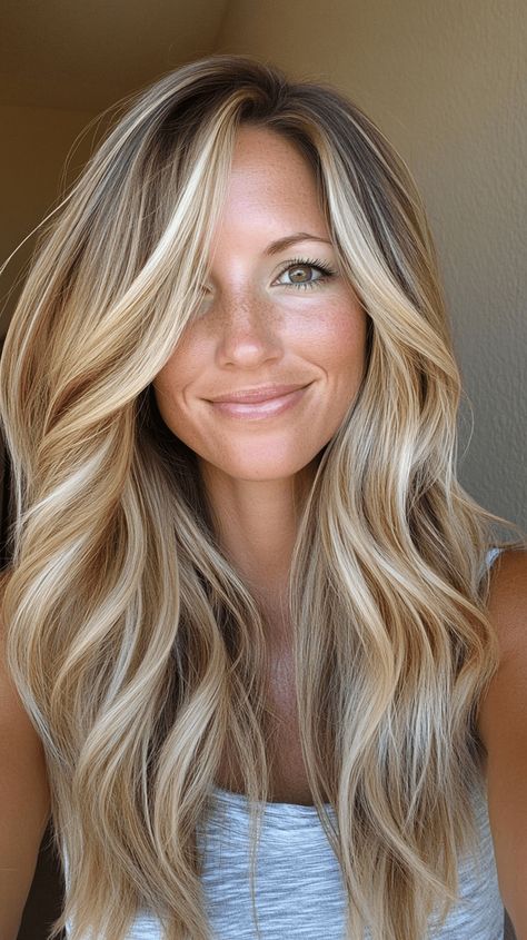 20 Best Hair Color Ideas for November 2024 Sun Kissed Blonde Hair, Sun Kissed Blonde, Fall Haircut, Beachy Blonde, Best Hair Color Ideas, Best Hair Color, Blonde Waves, Brown Hair With Blonde Highlights, Ash Blonde Hair