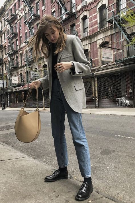 Minimalist Moda, Looks Street Style, Blazer Outfits, 가을 패션, Outfits Casuales, Parisian Style, Look Fashion, Minimalist Fashion, Autumn Winter Fashion