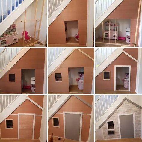 Under Stairs Playhouse, Under Stairs Playroom, Under Stairs Dog House, Under Stairs Nook, Room Under Stairs, Stair Nook, تحت الدرج, Dog Room Decor, Open Trap