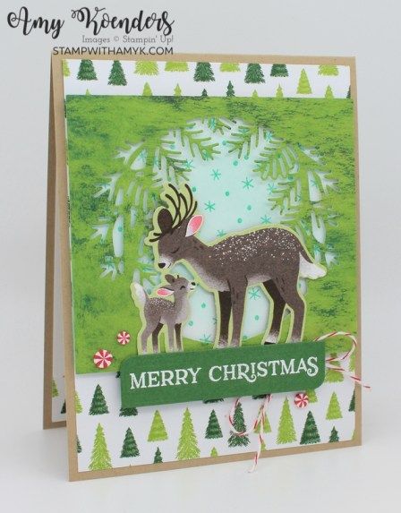 Stampin’ Up! Reindeer Fun Christmas Card With Video Tutorial Stampin Up Reindeer, Chrismas Cards, Reindeer Card, Create Christmas Cards, Love Scrapbook, Christmas Week, Masculine Birthday Cards, Homemade Christmas Cards, Stampin Up Christmas