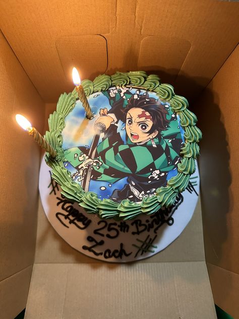 Demon Slayer Cake, Aurora Cake, Anime Cake, 21st Birthday Cakes, Birthday Party Theme Decorations, Beautiful Birthday Cakes, Fake Cake, Birthday Party Food, Dream Cake