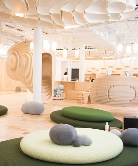 bjarke ingels designs 'conscious and entrepreneurial' school in NY Best Interior Design Websites, Kindergarten Interior, Kids Interior Design, Kindergarten Design, Bjarke Ingels, School Interior, Interior Design School, Kids Library, Interior Design Website