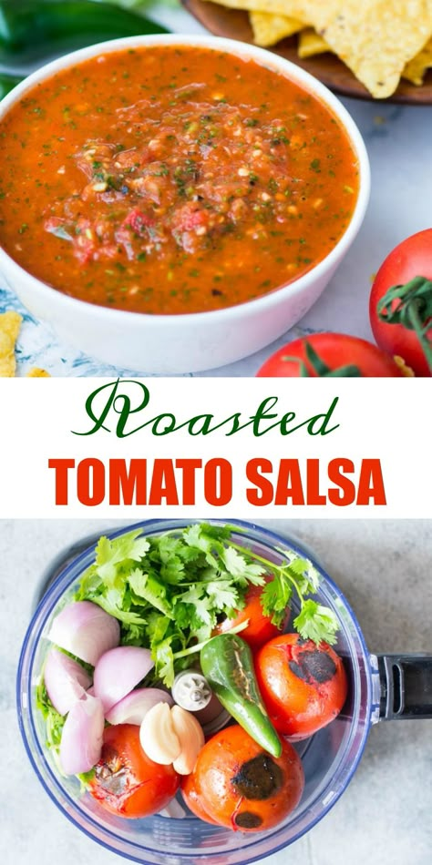 Fresh Spicy Salsa Recipe, Salsa Recipe Roasted Tomatoes, Salsa Not Spicy, Jalapeno Tomato Salsa, Homemade Salsa With Cherry Tomatoes, Roasted Salsa Recipe With Fresh Tomatoes, Fresh Jalapeno Recipes, Salsa Recipe With Fresh Tomatoes, Roasted Tomato Salsa Recipe