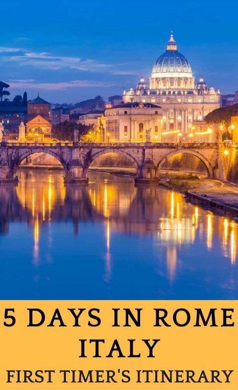 5 days in Rome, an itinerary for first time visitors | travelpassionate.com Rome Holiday, Rome Sightseeing, Places To Visit In Rome, Rome Trip, Europe Holiday, Rome Vacation, Trip To Rome, Things To Do In Rome, Rome Itinerary