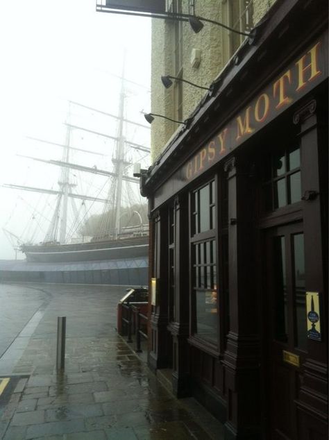 The Gipsy Moth pub / Cutty Sark, Greenwich Childhood memories playing on the Old Cutty Sark with my Dad Cutty Sark, Lighthouse Keeper, British Pub, London Pubs, Ghost Ship, London Calling, Old London, British Isles, Pretty Places