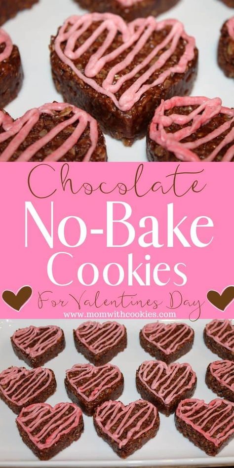 Easy Heart Shaped Cookies, Heart Shaped Baking Ideas, Strawberry Heart Cookies Recipe, Valentine Shortbread Cookies Heart, Pinterest Heart Cookies Recipe, No Bake Cookie Dough, Chocolate No Bake Cookies, Soft Peanut Butter Cookies, Cherry Cookies