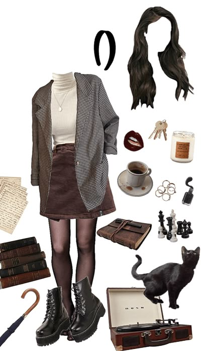 dark academia Outfit | ShopLook Aesthetic Hogwarts, Dark Academia Fashion Pants, Dark Academia Outfits, Dark Academia Outfit, Dark Academia Style, Dark Academy, Academia Outfits, Dark Academia Clothes, Academia Clothes