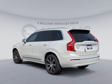 The 2024 Volvo XC90 Recharge Plug-In Hybrid offers an impressive all-electric range, luxurious interior, and advanced driver-assistance systems. Standard features include 4-zone climate control, power-operated tailgate, and semi-autonomous driving. Volvo Electric, 7 Seater Suv, Luxurious Interior, Volvo Cars, Tire Repair, Roof Rails, Volvo Xc90, Luggage Cover, Vehicles For Sale