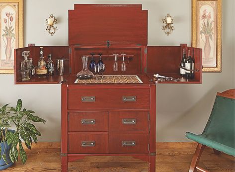 Monterey Cabinet | Woodworking Project | Woodsmith Plans Bradley Smoker Cabinet, Craftsman Liquor Cabinet, Apothecary Cabinet Plans Woodworking, Antique Humidor Cabinet, Woodsmith Plans, Monterey Furniture, Antique Curio Cabinet Dutchcrafters Amish Furniture, Cabinet Plans, Woodworking Project Plans