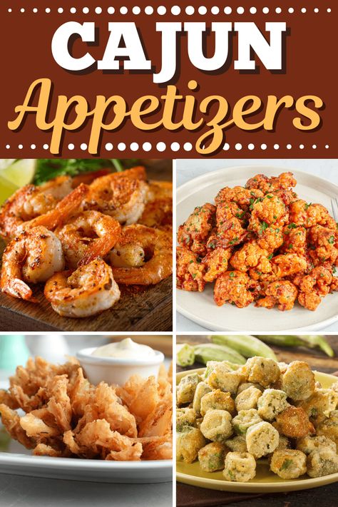 These simple Cajun appetizers pack a punch and will start your party off right! From dips to cheese balls to sausage puff, these starters will be the talk of the town! Cajun Sausage Appetizers, Creole Appetizers New Orleans, Cajun Hors D'oeuvres, Louisiana Recipes Appetizers, New Orleans Style Appetizers, Cajun Party Food Appetizers, Cajun Buffet Ideas, Cajun Sausage Balls, Cajun Game Day Food