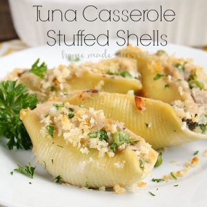 Seafood Stuffed Shells Recipe, Seafood Stuffed Shells, Shells Stuffed, Stuffed Shells Ricotta, Recipe Shrimp, Shells Recipe, Tuna Casserole, Stuffed Shells Recipe, Tuna Recipes