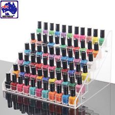 6 Tiers Acrylic Nail Polish Stand Display Rack Holder Makeup Organizer WDIS00301 Nail Polish Wall, Nail Rack, Nail Polish Wall Rack, Nail Polish Stand, Nail Salon Equipment, Cosmetics Display Stand, Nail Polish Display, Shifting Items, Shifting Wardrobe