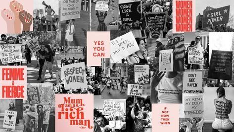 women Feminist Wallpaper, Background Collage, Feminist Women, Ipad Lockscreen, Feminism Art, Power Wallpaper, M Wallpaper, Laptop Wallpaper Desktop Wallpapers, Wallpaper Computer