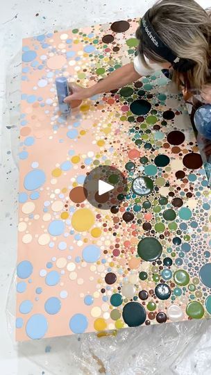 Blob Painting Ideas, Paint Blobs Art, Blob Painting, Culture Artwork, Artwork Colorful, Stationery Ideas, Craft Board, Process Art, Painting Tips