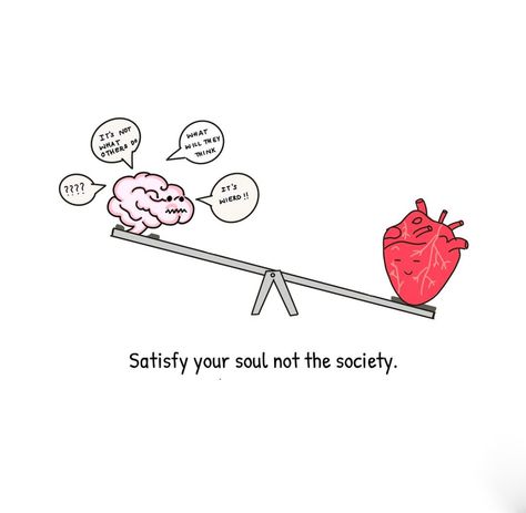 Self And Society Illustration, Psychology Doodle Art, Good Health And Well Being Drawing, Peace Of Mind Pictures, Self Awareness Illustration, Ideal Self Vs Real Self Illustration, Society Pressure Quotes, Self Criticism Illustration, Society Pressure