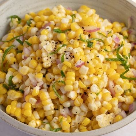 Ina Garten Corn Salad, Clemson Tailgating, Corn Recipes Side Dishes, Barefoot Contessa Recipes, Corn Salad Recipe, Fresh Corn Salad, Corn Salad Recipes, Ina Garten Recipes, Refreshing Food