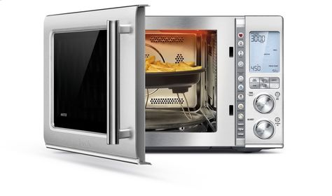 The Scoop on the NEW! Breville Combi Wave 3-in-1 Microwave - Sarah Scoop Microwave Oven Combo, Air Fryer Microwave, Microwave Toaster Oven, Microwave Toaster, Countertop Microwave Oven, Microwave Convection Oven, Whole Roasted Chicken, Countertop Appliances, Cooking Dishes