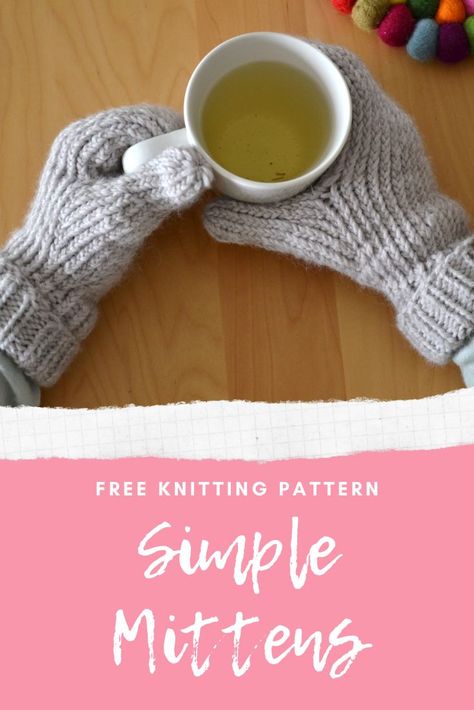 Chunky Knit Mittens Pattern Free, Mittens Knitting Pattern Free, Knit Mittens Pattern, Mittens Knitting Pattern, Fall Knitting Patterns, Mittens Knitting, Designer Knitting Patterns, Crochet Mittens Pattern, Knitted Stuff