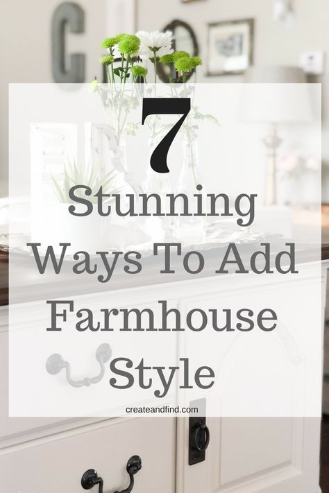 Seven stunning ways to add farmhouse style to your home! Living Room Aesthetic, Farmhouse Living Room Furniture, Rustic Farmhouse Living Room, Diy Farmhouse Decor, Country House Decor, Modern Farmhouse Decor, Easy Home Decor, Retro Home Decor, Décor Diy