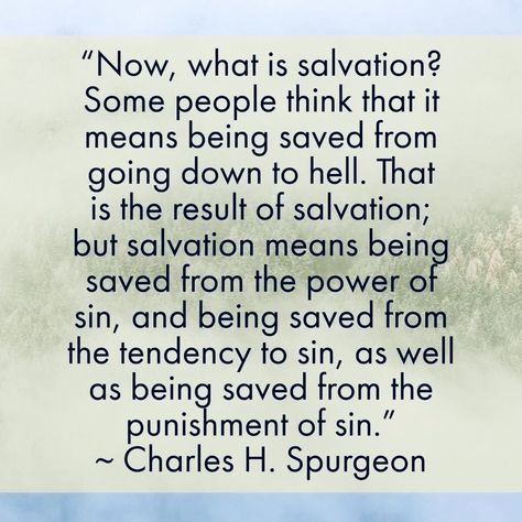 What is Salvation? Salvation Quotes, Faith Sayings, Charles Spurgeon Quotes, Spurgeon Quotes, Elisabeth Elliot, Quotes Faith, Christian Sayings, Soli Deo Gloria, Charles Spurgeon