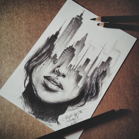 See this Instagram photo by @leahartist • 462 likes Easy Pencil Drawings, Art Ideas For Teens, Portrait Au Crayon, Beautiful Pencil Drawings, Pencil Sketch Drawing, Drawing Eyes, Drawing Faces, Pencil Drawings Easy, Arte Sketchbook