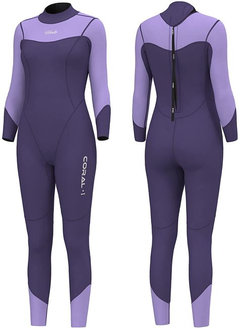 Women Scuba Diving Wetsuit, Full Body Swimming Suit, Diving Suit Women, Modest Swimming Suits For Women, Wet Suit Aesthetic, Cute Wetsuits, Hexagon Plan, Wet Suits For Women, Wetsuit Aesthetic