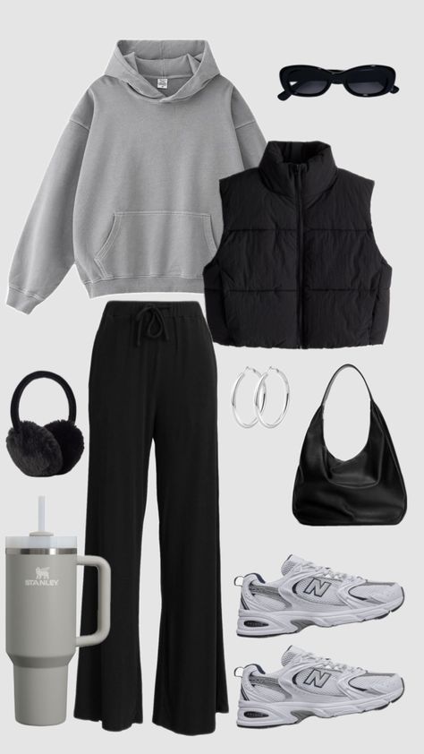 #winteroutfits, #winteroutfitideas, layered looks, winter fits, winter outfits cold, winter fashion outfits, winter oufits aesthetic winter outfits women, sweater outfits, sweater weather, sweaters for women, amazon must haves, amazon finds, amazon clothes, amazon outfits women, amazon wishlist, christmas gift ideas, christmas list, christmas gifts, christmas wishlist, christmas list ideas, christmas wishlist ideas, amazon sweaters, winter sweaters, outfits for school, clean girl aesthetic, comfy outfits, comfy outfit inspo, comfy outfit aesthetic, casual outfits, casual cute oufits, casual cute outfit aesthetic, cool girl outfits, clean girl outfits, puffer vest outfits, black vest, sweatpants outfit, outfits for school, new balance outfits, oversized sweatshirt outfits, comfy winter fits Layering Clothes Aesthetic, Comfy College Outfit Winter, Puffer Vest Outfit Aesthetic, Winter School Outfits Cold Comfy, School Outfits Cold, Vest Outfits Black, Comfy Winter Fits, Outfits Puffer Vest, School Clean Girl