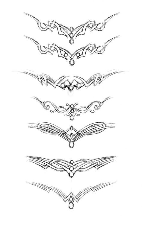 Explore EllehBella's photos on Photobucket. Ingenious Ideas, Dnd Druid, Fantasy Character Names, Crown Drawing, Jewelry Template, Crown Art, Polynesian Tattoo Designs, Jewelry Drawing, Head Tattoos