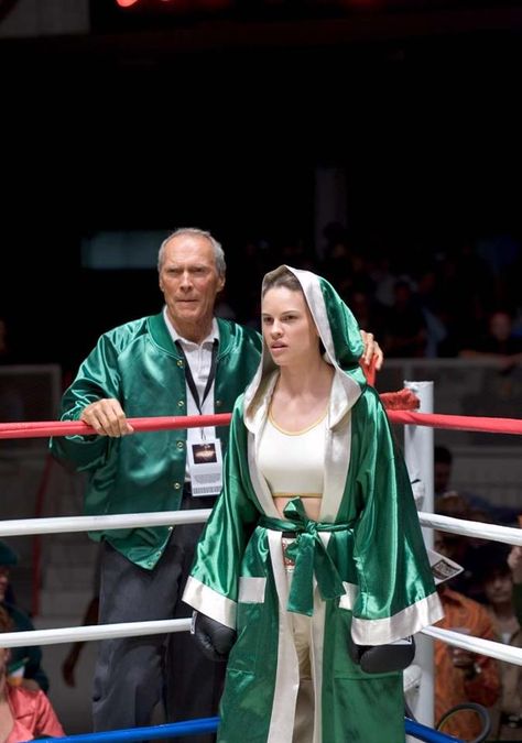 million dollar baby Million Dollar Baby, Best Actress Oscar, Hilary Swank, Baby Movie, Boxing Girl, Sports Movie, Video Advertising, Million Dollar, Movie Releases