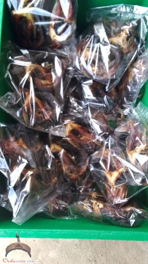 Dried Smoked Cooked Catfish at a pretty low temperature for 4 days from Lagos, Nigeria. It is very tasty and delicious. The Size 1 package includes 4-5 pieces weighing about 300 grams. Each order is carefully prepared and packaged for you. The catfish has been smoked in a closed oven grill of pure stainless steel which is according to the recommended standard by NAFDAC. #Catfish #FishFarming #FishTrader Smoked Catfish, Catfish Farming, Butter Salmon, Fish Stew, Smoked Fish, Fish Farming, Stuffed Pepper Soup, Grilled Fish, Lagos Nigeria