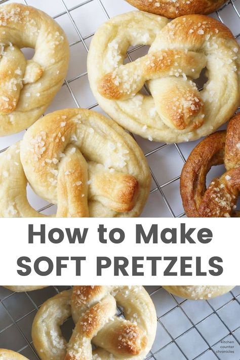 Soft Pretzels Easy, Toddler Baking, Pretzel Pizza, How To Make Pretzels, Baking With Toddlers, Pretzel Recipe, Soft Pretzel Recipe, Homemade Pretzels, Homemade Soft Pretzels