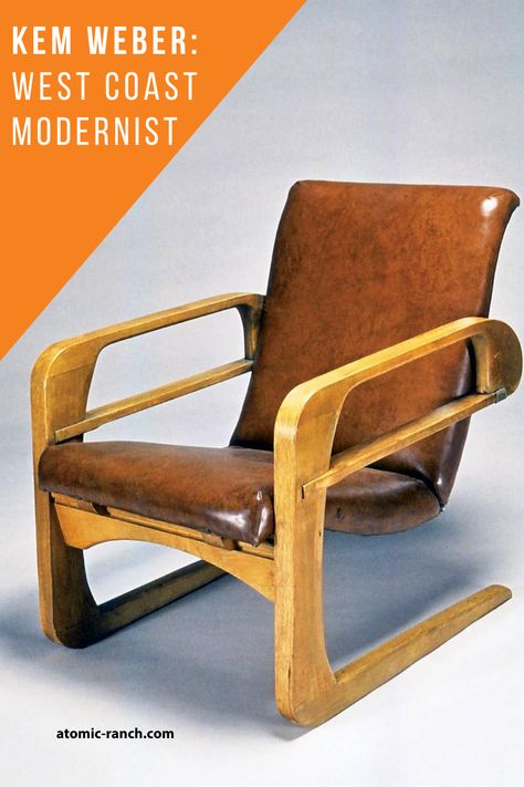 Kem Weber, Mid Century Chairs, Modernist Furniture, Atomic Ranch, Egyptian Inspired, Retro Disney, Design Fields, A Frame Cabin, Mid Century Chair