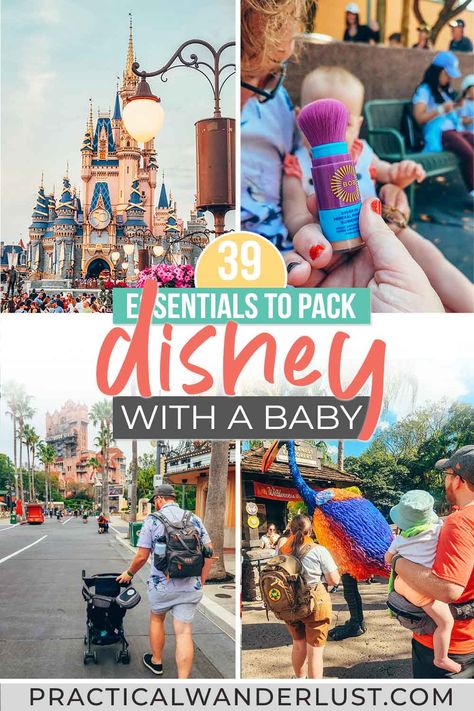 Disney With One Year Old, Disneyland With An Infant, Infant Disney Outfit, Disneyland Toddler Packing List, Disney World Packing List For Kids, Disney With Toddlers Tips, Disneyland With A One Year Old, Disney With An Infant, Disney With A One Year Old