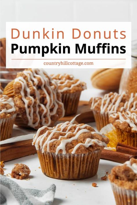 Copycat Dunkin Pumpkin Muffin, Pumpkin Muffins Dunkin, Dunkin Pumpkin Muffins Recipe, Dunkin Donuts Painted Pumpkins, Dunkin Donuts Pumpkin Muffin Recipe, Pumpkin Mug Muffin, Dunkin Pumpkin Muffins, Copycat Dunkin Donuts Pumpkin Muffins, Costco Pumpkin Muffins