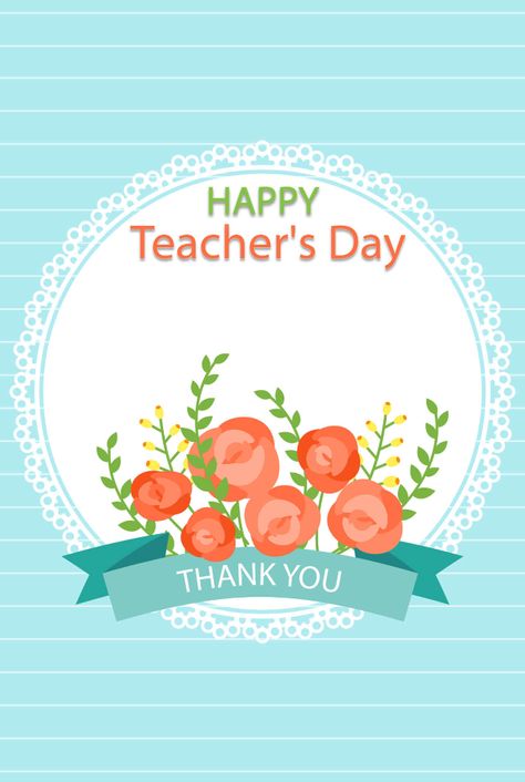 Happy Teachers Day Template, Topper Hari Guru, Teachers Day Card Design, Teachers Day Cake, Happy Teachers Day Card, Teachers Day Card, Birthday Cake Topper Printable, Chocolate Covered Treats, Best Teacher Ever