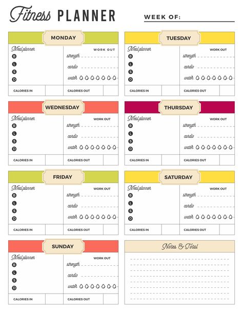 Food And Exercise Journal Printable, Work Out Calendar Printable, Exercise Log Template, Exercise Template, Planners 2024, Workout Log Printable, Food Truck Business Plan, Workout Plan Template, Food Journals