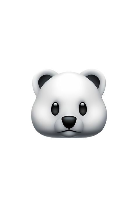 Bear Emoticon, Animal Emoji, Bear Emoji, Emoji Copy, Apple Emojis, Emoji Dictionary, Small Ears, Iphone Emoji, Ig Aesthetic