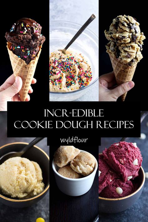 Funfetti Cookie Dough, Pretzel Bark, Edible Cookie Dough Recipe, Lemon Sugar Cookies, Vegan Chocolate Chip Cookies, Dough Recipes, Cookie Dough Recipes, Edible Cookies, Edible Cookie Dough