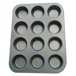 Bandeja Antiaderente para Cupcake 12 cavidades Muffin Pan, Cupcake, Muffins