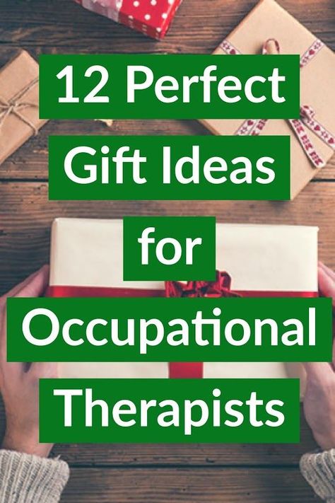 12 perfect gift ideas for occupational therapists (and new OT grads!) Gifts For Occupational Therapist Thank You, Occupational Therapy Month Gifts, Gift For Occupational Therapist, Occupational Therapy Appreciation Ideas, Occupational Therapy Graduation Party Ideas, Physical Therapist Appreciation Gifts, Physical Therapist Gifts Diy, Gift Ideas For Therapists, Gift Ideas For Physical Therapist