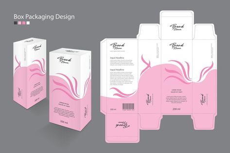 Box, Packaging Template for cosmetic, Supplement, spa, Beauty, food, Hair, Skin, lotion, medicine, cream. product design creative idea template. vector illustration Packaging Box Template, Medicine Box Packaging, Medicine Box Design, Lotion Packaging, Packing Box Design, Box Packaging Templates, Medicine Packaging, Packaging Template Design, Heart Vector