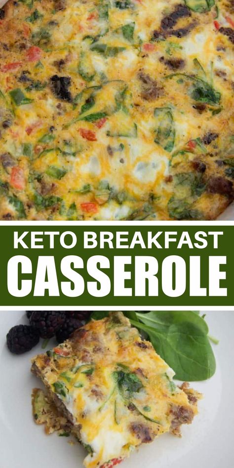 Easy Low Carb Breakfast, Keto Breakfast Casserole, Low Carb Breakfast Casserole, Casserole Breakfast, Breakfast Tart, Healthy Breakfast Idea, Healthy Breakfast Casserole, College Food, Perfect Healthy Breakfast