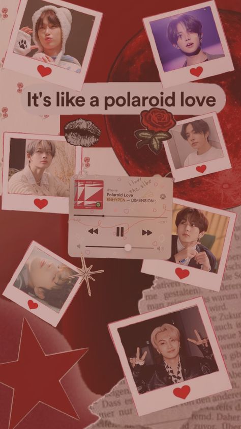 💯Polaroid❤️Love💋 #polaroid #polaroidlove #enhypen #enhypenwallpapers #kpop #love #red #cute #aesthetic #fy #fyp #viral Red Cute Aesthetic, Enhypen Song, Love Polaroid, Song Polaroid, Enhypen Polaroid, Polaroid Love, Love Logo, Cute Aesthetic, ? Logo