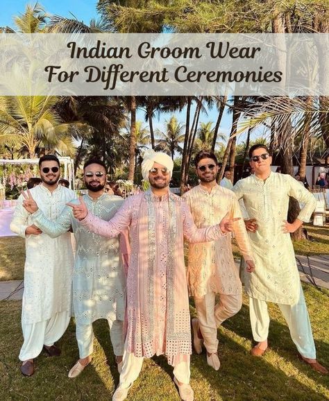 Grooms, elevate your style with our definitive guide to Indian wedding attire. Indian Groom Wear Wedding, Groom Wear Wedding, Indian Groomsmen, Indian Wedding Attire, Indian Groom Wear, Groom Ring, Rings Ceremony, Indian Groom, Groom Wear