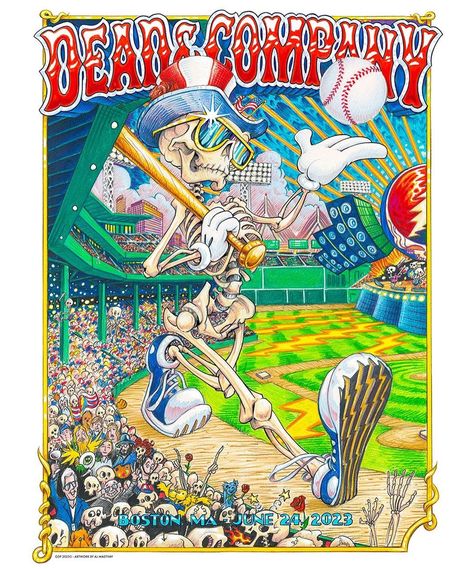 Dead & Company on Instagram: “Boston! Fenway Park! We’re here and ready…see you tonight! ⚾️🌹 Get here early as the lines are long. Doors: 5pm ET / Showtime: 6:30pm ET.…” Company Poster, Fenway Park Boston, Music Poster Art, Boston Poster, Wall Of Sound, Big River, Dead And Company, Mirrored Wallpaper, Fenway Park