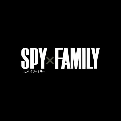 Spy X Family Logo, Family Slogan, Anime Logo, Yor Briar, Family Logo, Spy Family, Friend Anime, Black And White Wallpaper, Spy X Family