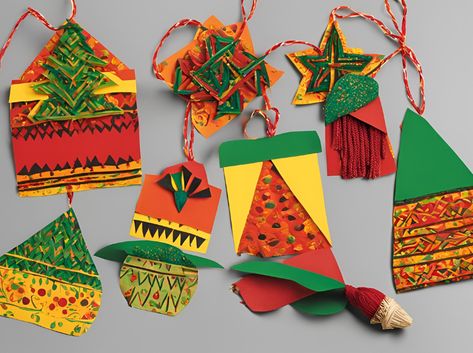 Explore the cultural significance of Kwanzaa with 18 fun and educational crafts for kids! These creative projects encourage hands-on learning while celebrating unity, heritage, and family traditions. From colorful paper kinaras to hand-made zawadi gifts, these crafts are a perfect way to engage children in the seven principles of Kwanzaa.
#KwanzaaCraftsForChildren #EducationalHolidayActivities #KidsCulturalCrafts South Africa Christmas Crafts For Kids, Kwanzaa Activities For Kids, Multi Cultural Activities For Kids, Kwanzaa Crafts For Kids, Kwanzaa Preschool, Diy Kwanzaa Decorations, Educational Crafts For Kids, Principles Of Kwanzaa, Seven Principles Of Kwanzaa